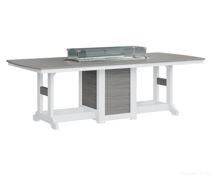 Garden Classic 44" x 96" Rectangular Fire Table - Counter Height