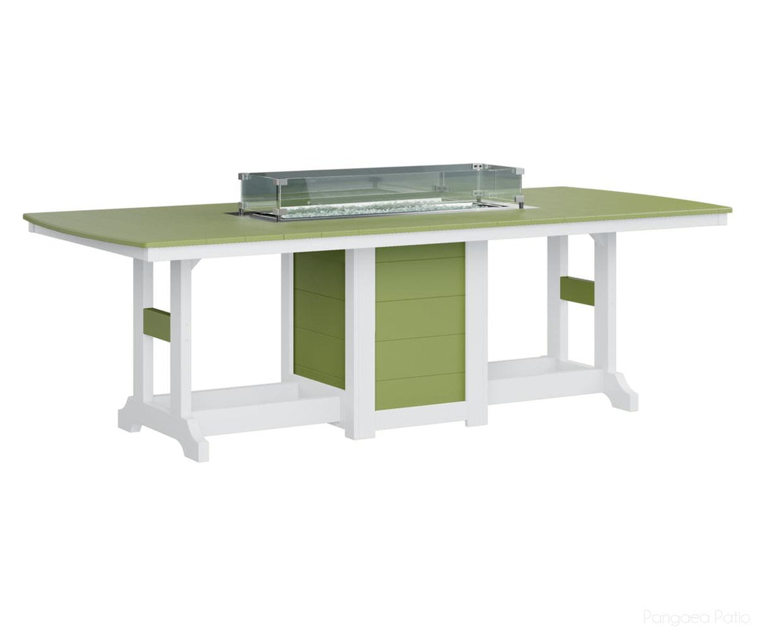 Garden Classic 44" x 96" Rectangular Fire Table - Bar Height