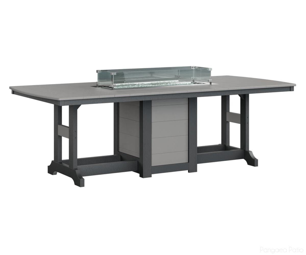 Garden Classic 44" x 96" Rectangular Fire Table - Counter Height