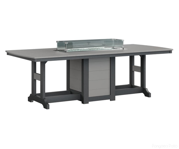 Garden Classic 44" x 96" Rectangular Fire Table - Counter Height