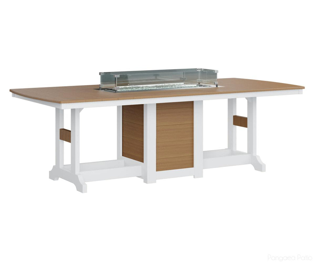 Garden Classic 44" x 96" Rectangular Fire Table - Counter Height