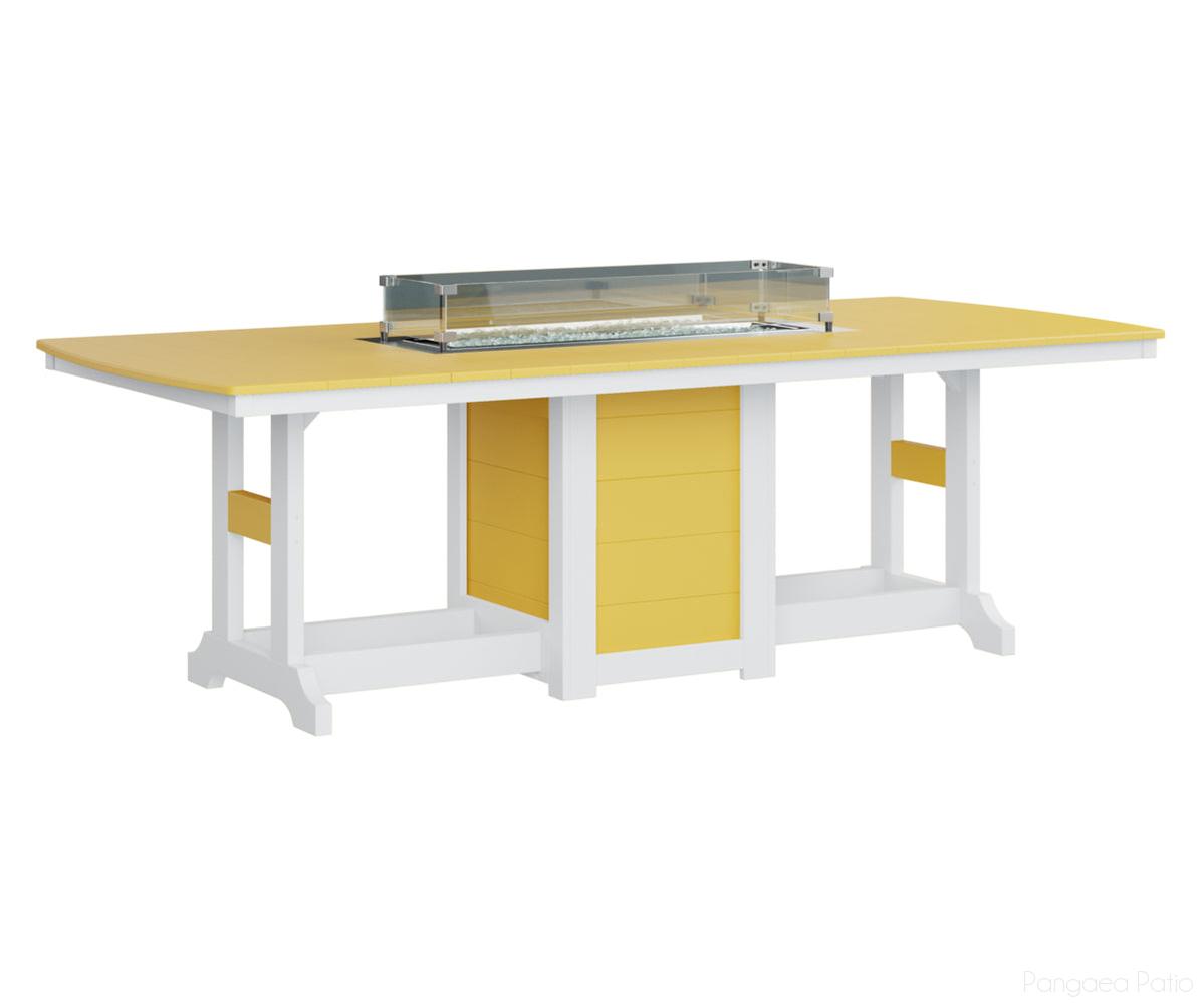 Garden Classic 44" x 96" Rectangular Fire Table - Counter Height