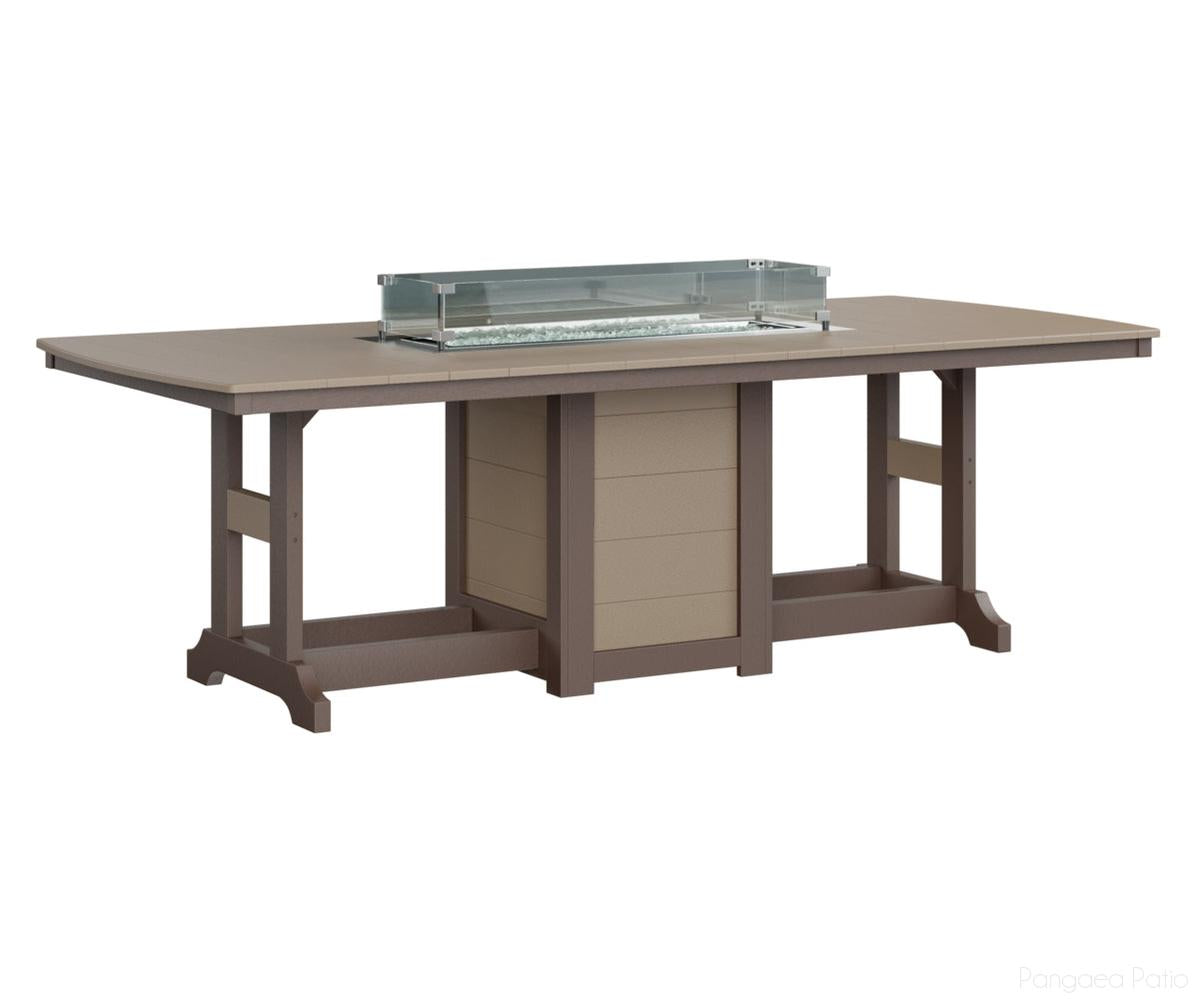 Garden Classic 44" x 96" Rectangular Fire Table - Counter Height