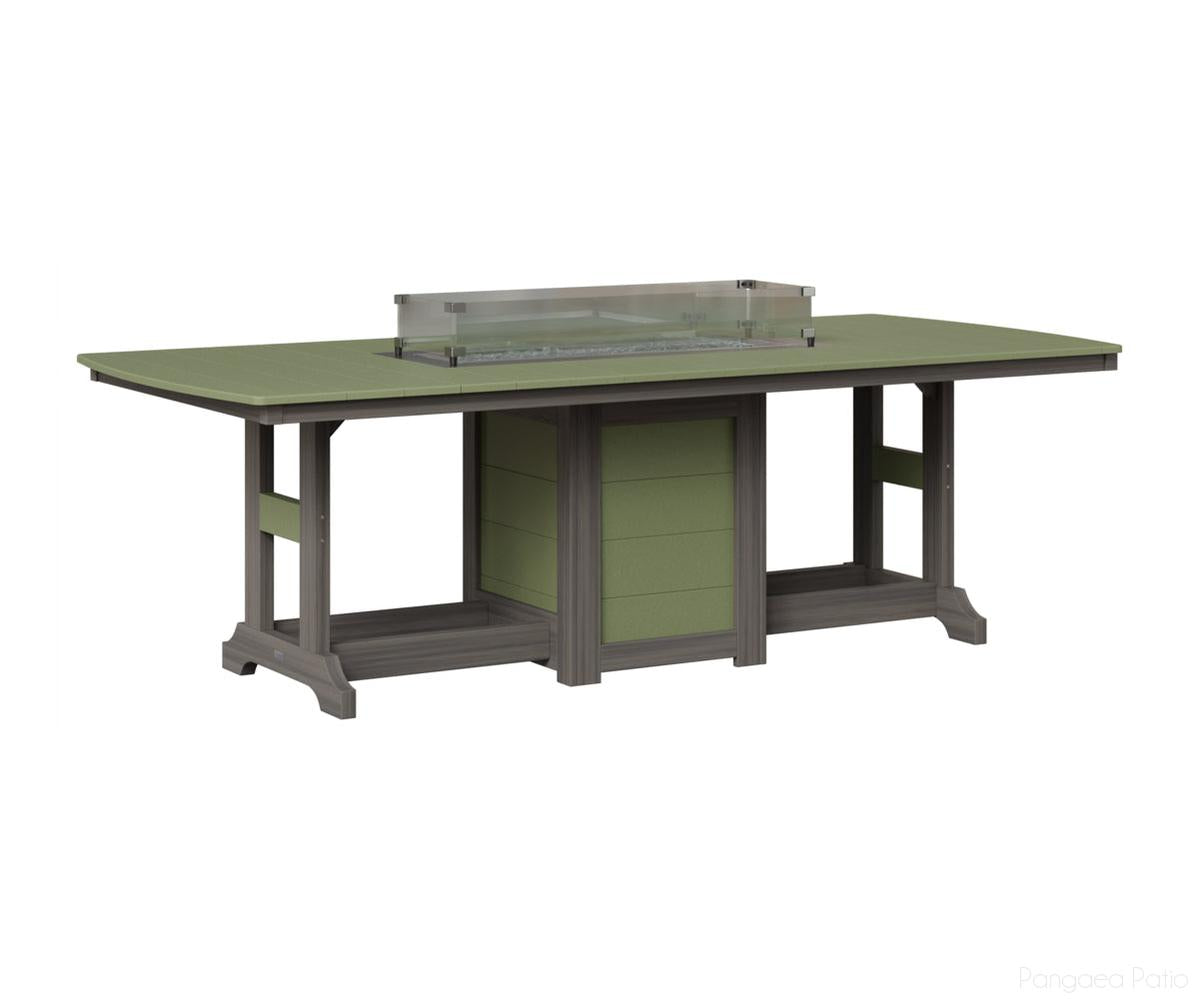 Garden Classic 44" x 96" Rectangular Fire Table - Counter Height