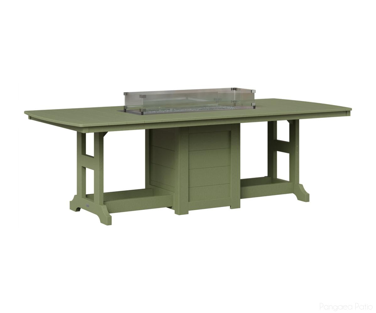 Garden Classic 44" x 96" Rectangular Fire Table - Counter Height