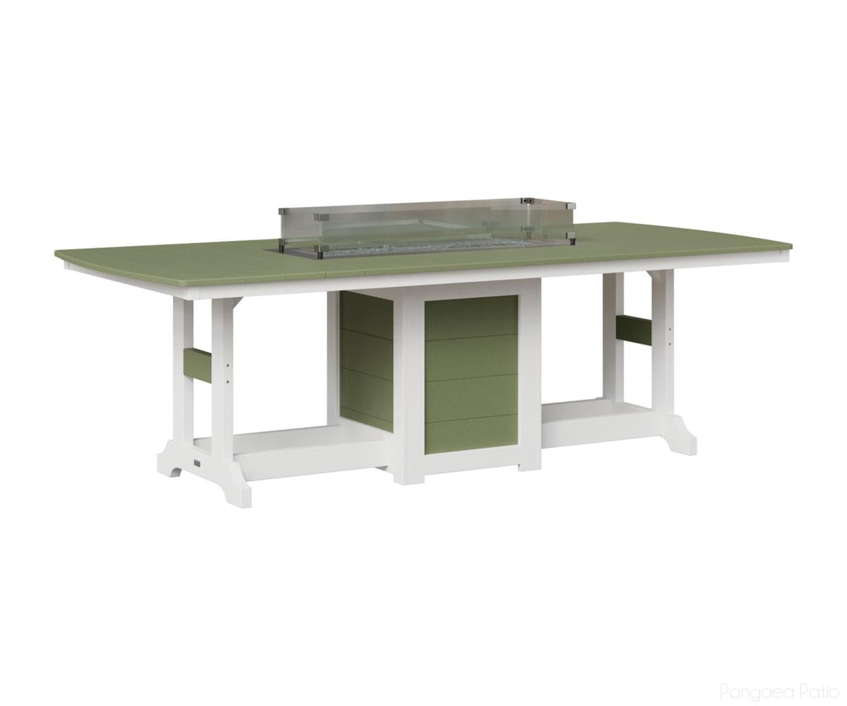 Garden Classic 44" x 96" Rectangular Fire Table - Bar Height