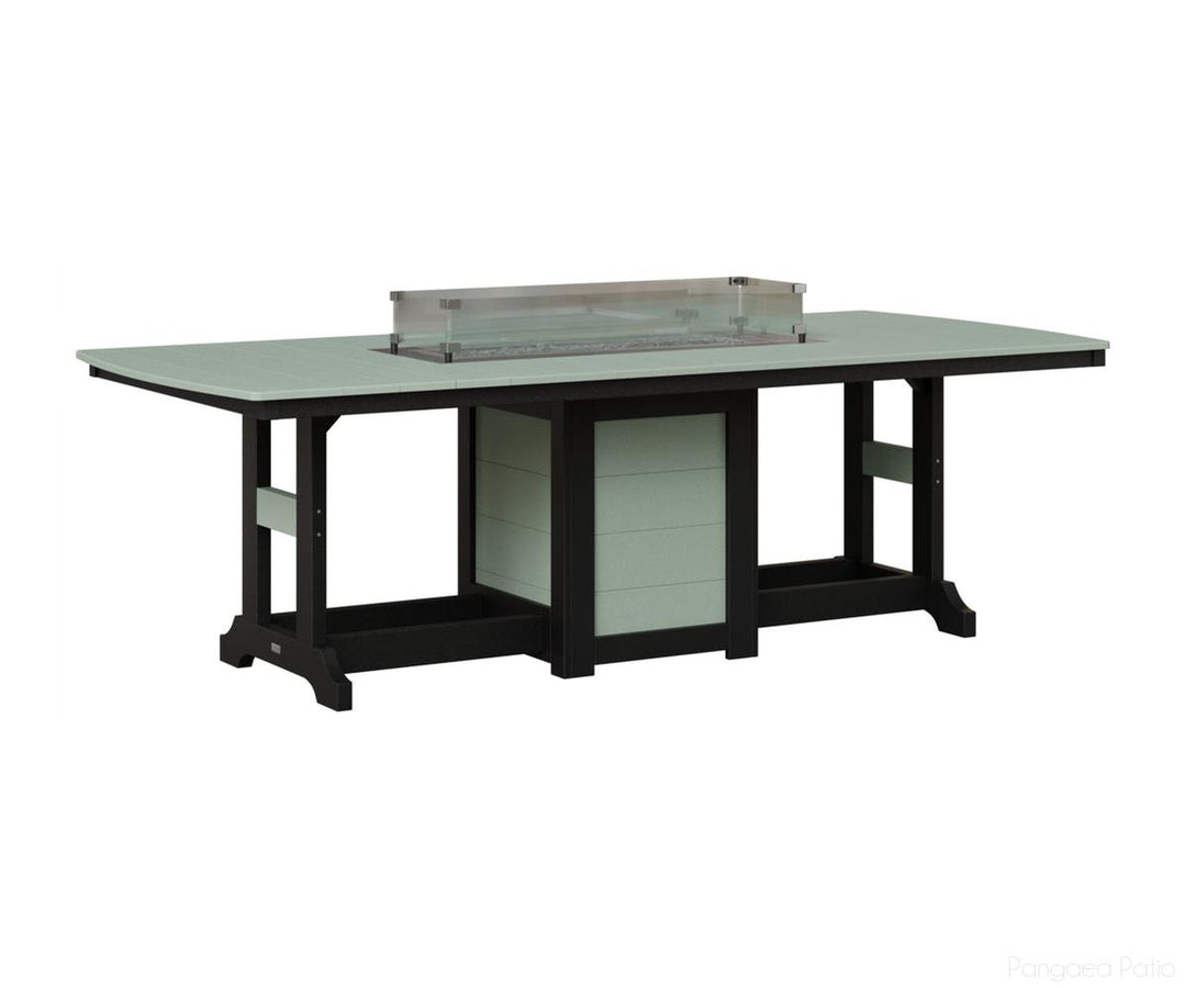 Garden Classic 44" x 96" Rectangular Fire Table - Counter Height