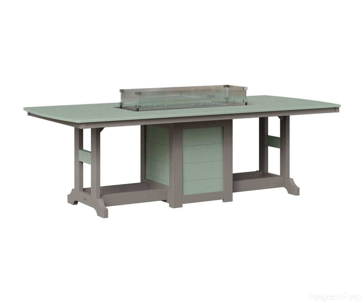 Garden Classic 44" x 96" Rectangular Fire Table - Counter Height