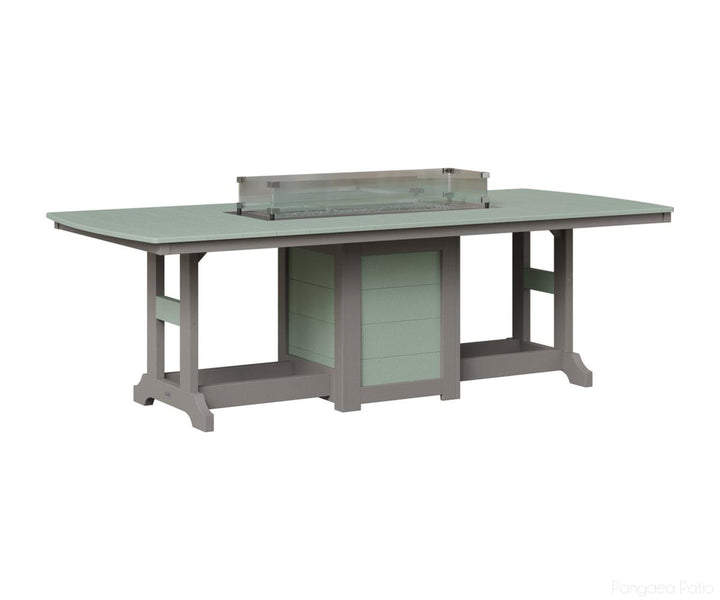 Garden Classic 44" x 96" Rectangular Fire Table - Counter Height