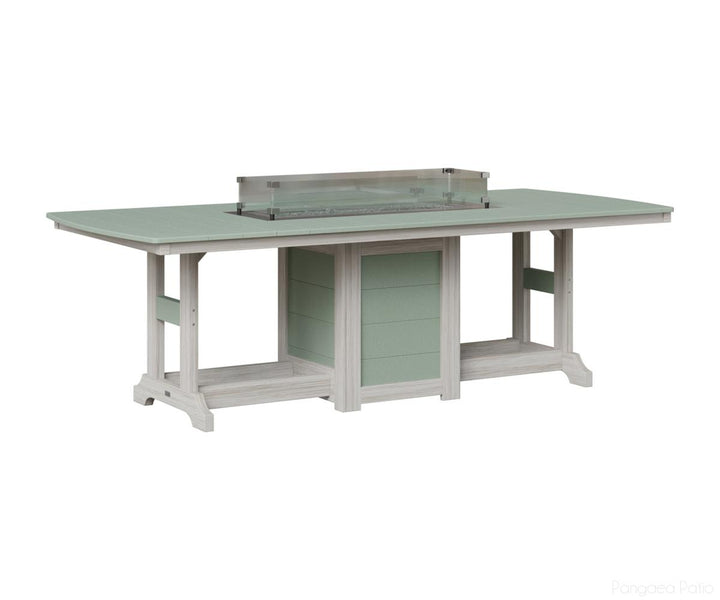 Garden Classic 44" x 96" Rectangular Fire Table - Counter Height