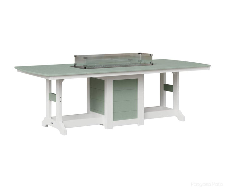 Garden Classic 44" x 96" Rectangular Fire Table - Bar Height