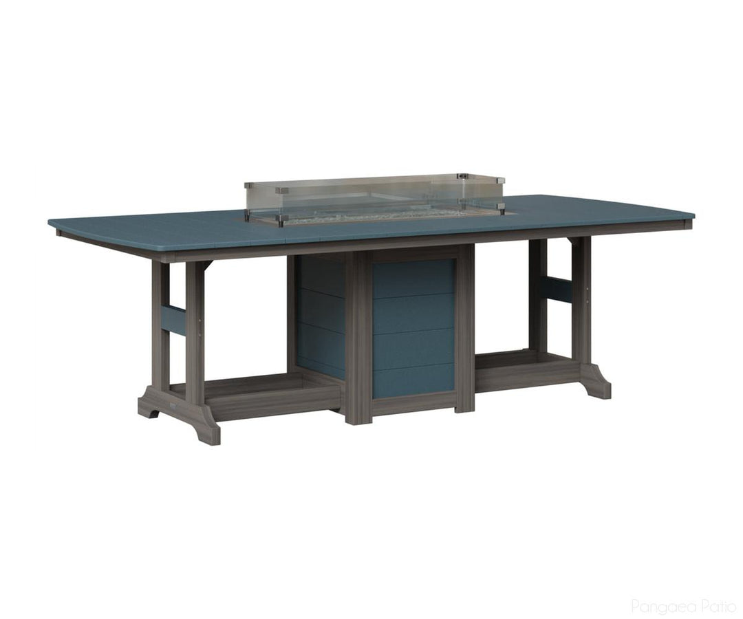 Garden Classic 44" x 96" Rectangular Fire Table - Counter Height