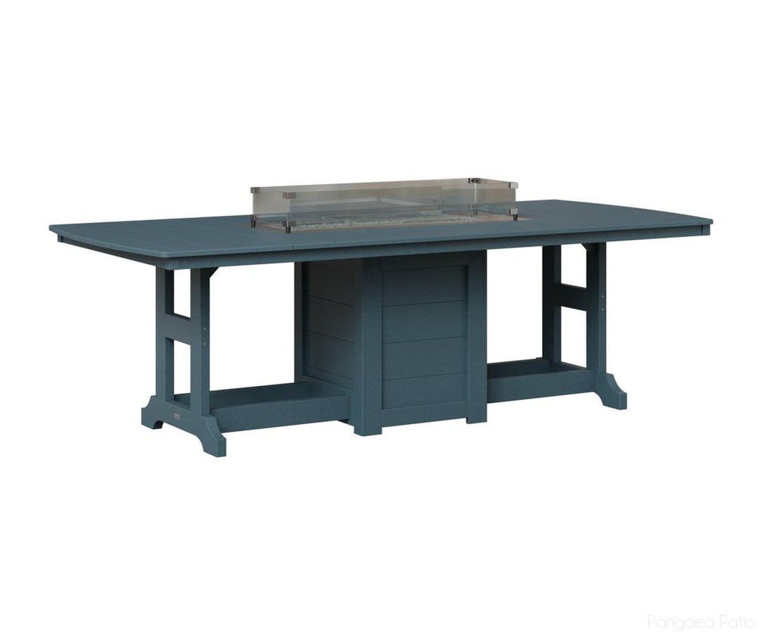 Garden Classic 44" x 96" Rectangular Fire Table - Counter Height