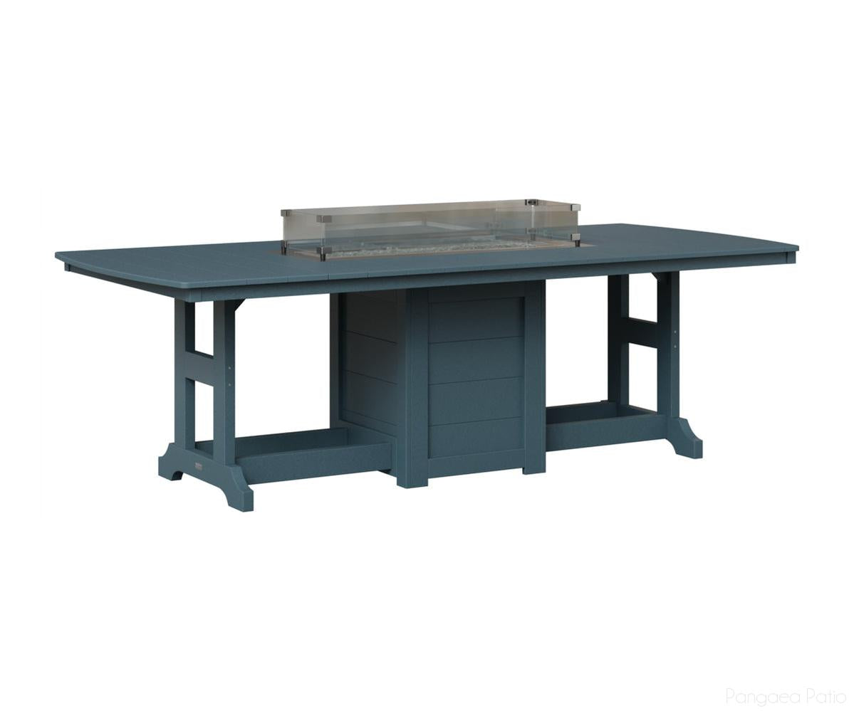 Garden Classic 44" x 96" Rectangular Fire Table - Counter Height