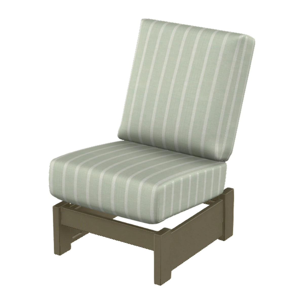 Leeward Cushion Armless Single Seat Section (fixed) — Beachwood MGP
