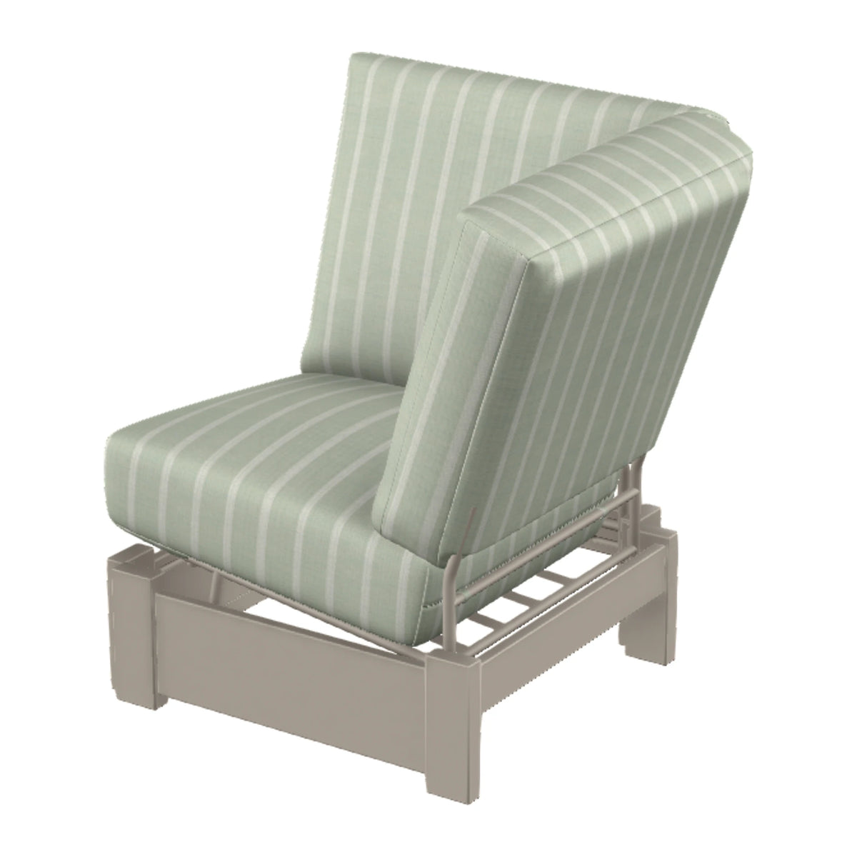 Leeward Cushion Corner Section (fixed) — Warm Grey MGP