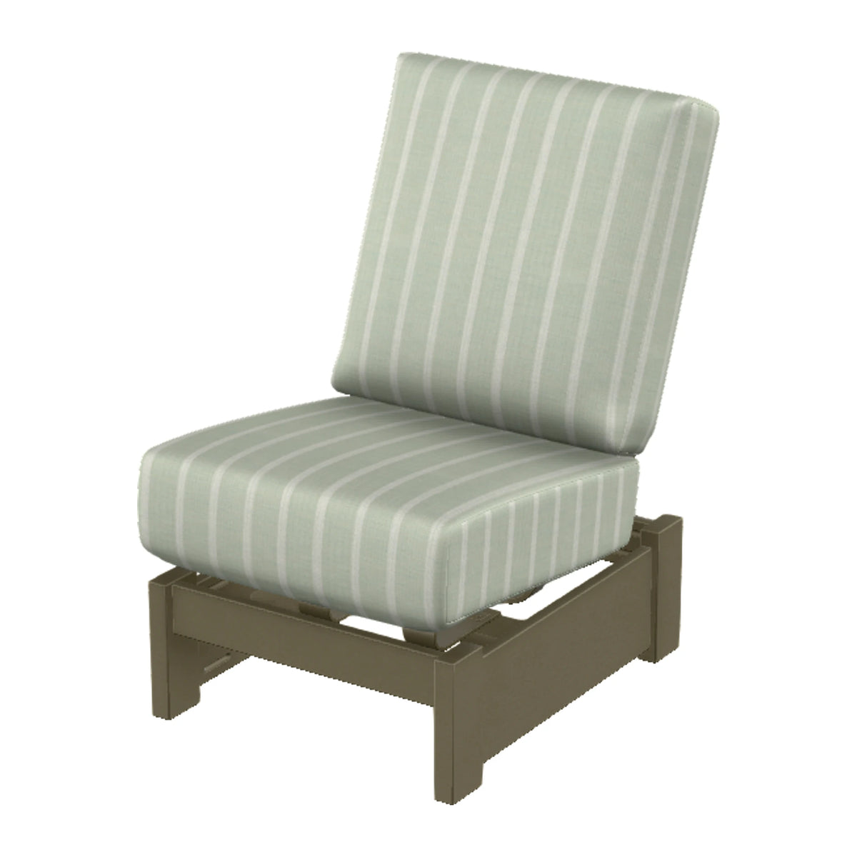 Leeward Cushion Armless Single-Seat Section w/ Hidden Motion — Beachwood MGP