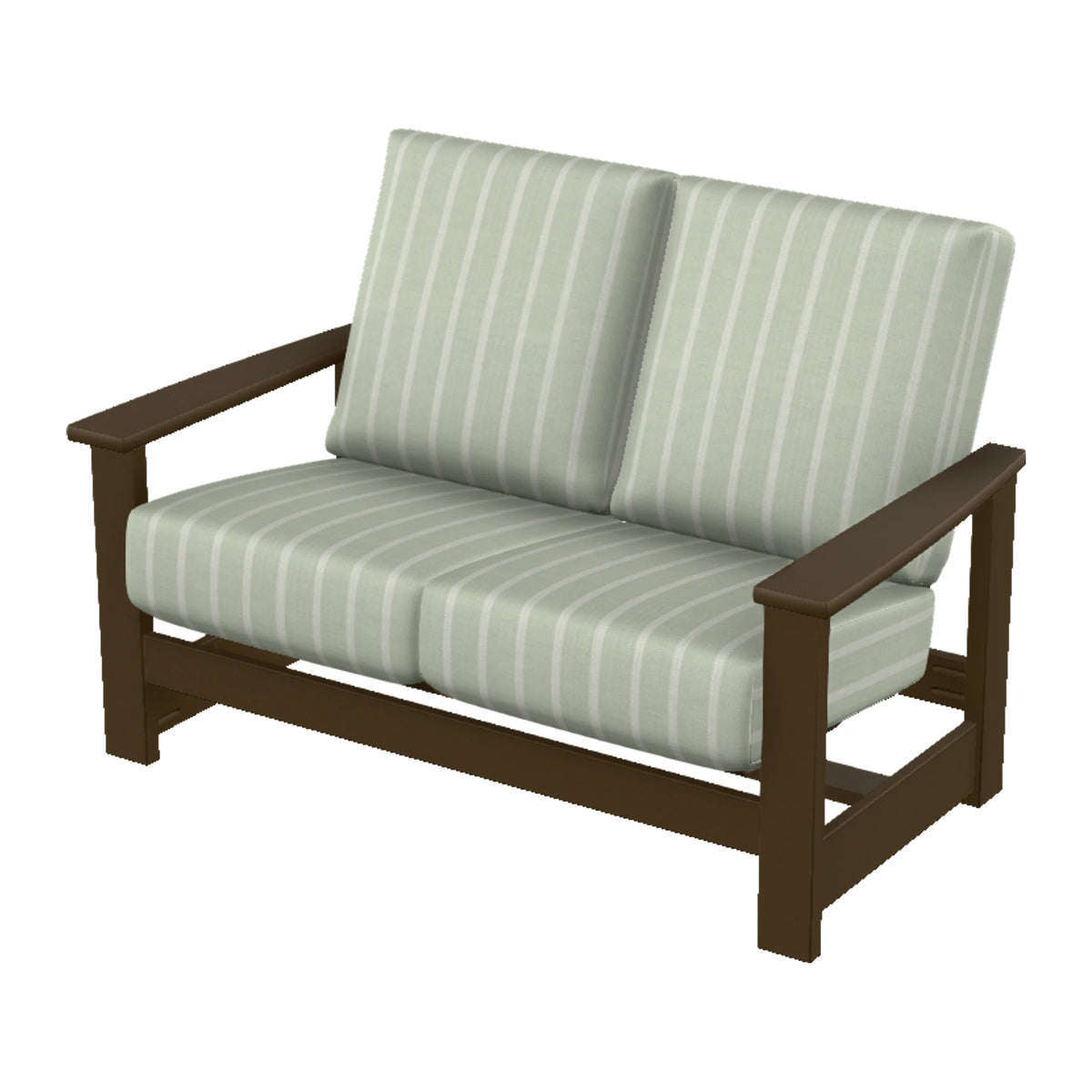 Leeward Cushion Loveseat w/ Hidden Motion — Kona MGP / Match Finish