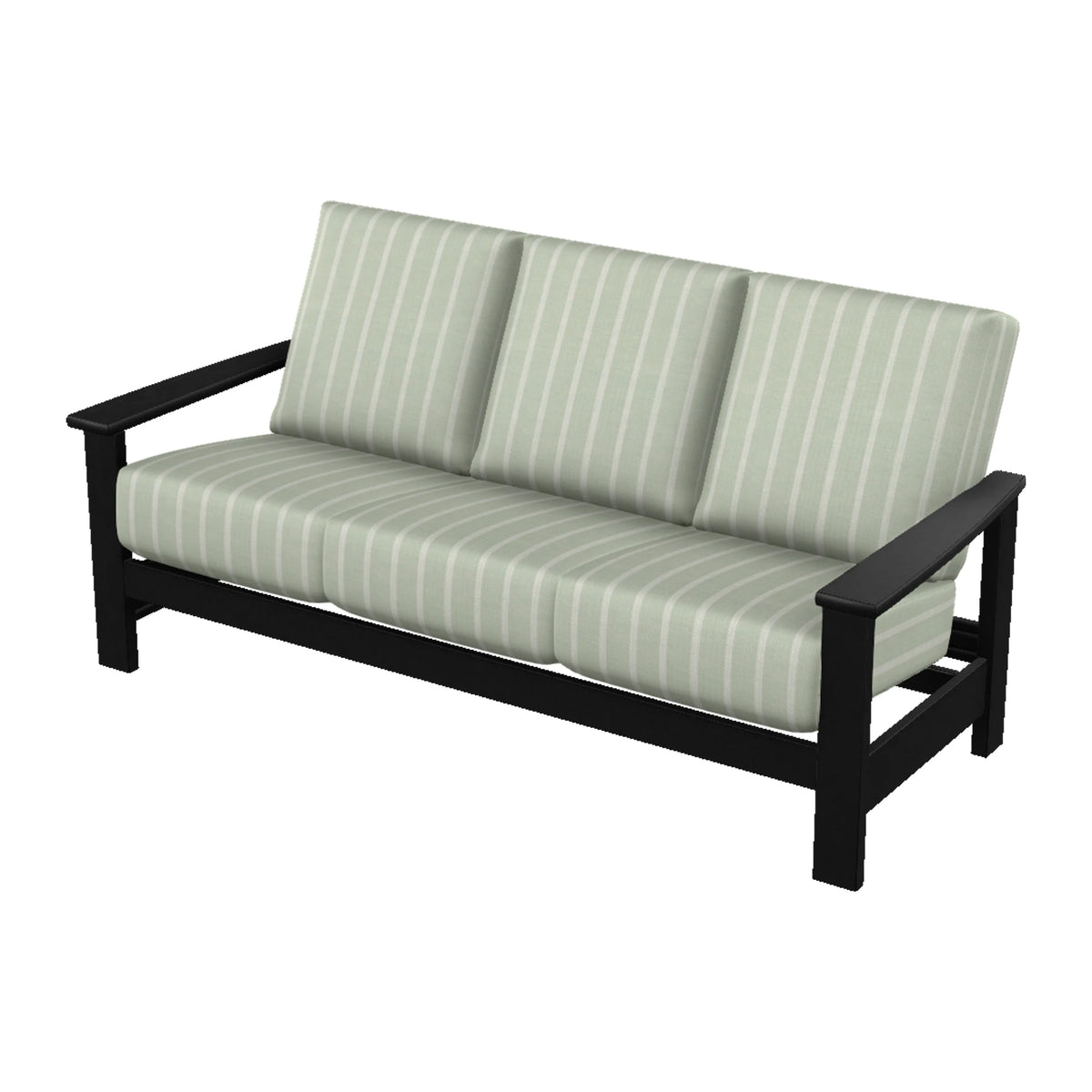 Leeward Cushion Sofa — Black MGP / Match Finish