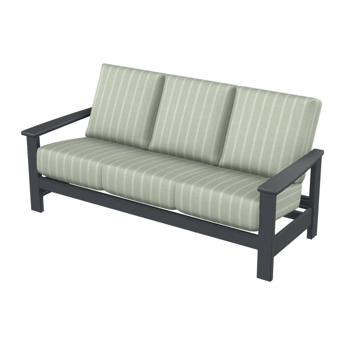 Leeward Cushion Sofa — Classic Graphite MGP / Match Finish