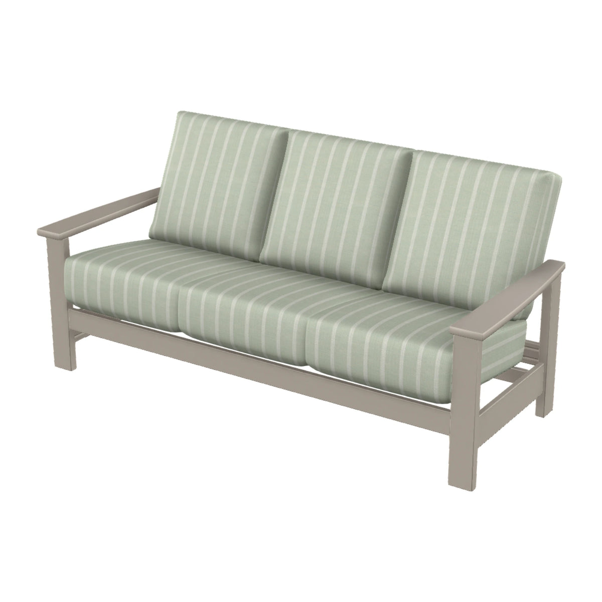 Leeward Cushion Sofa — Warm Grey MGP / Match Finish