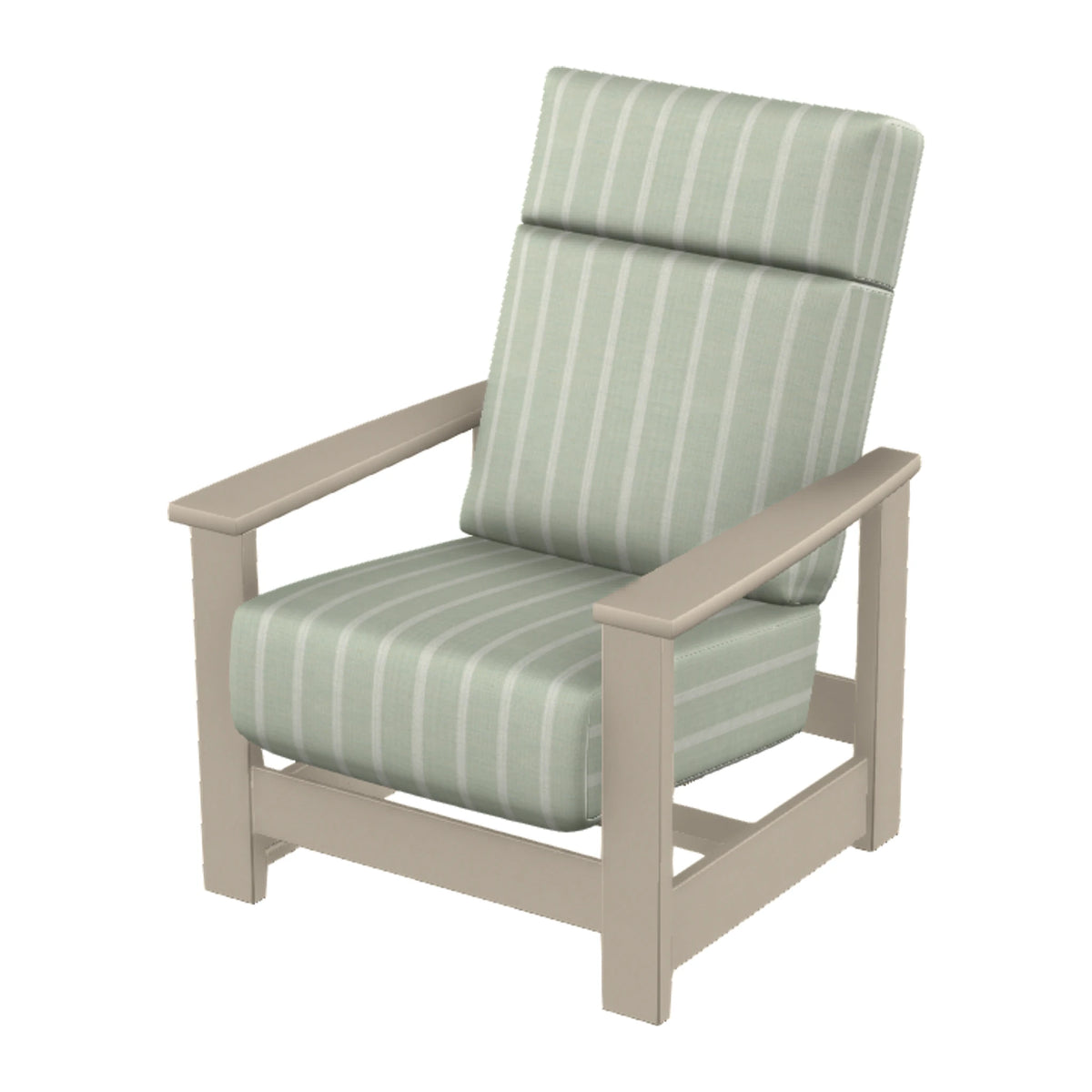 Leeward Cushion Supreme Armchair w/ Hidden Motion — Desert Sand MGP / Match Finish