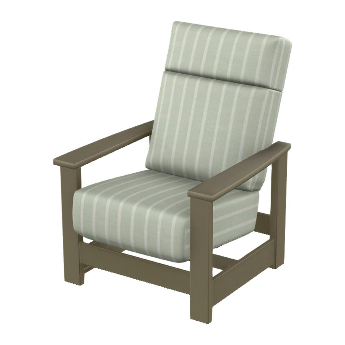 Leeward Cushion Supreme Armchair w/ Hidden Motion — Beachwood MGP / Match Finish