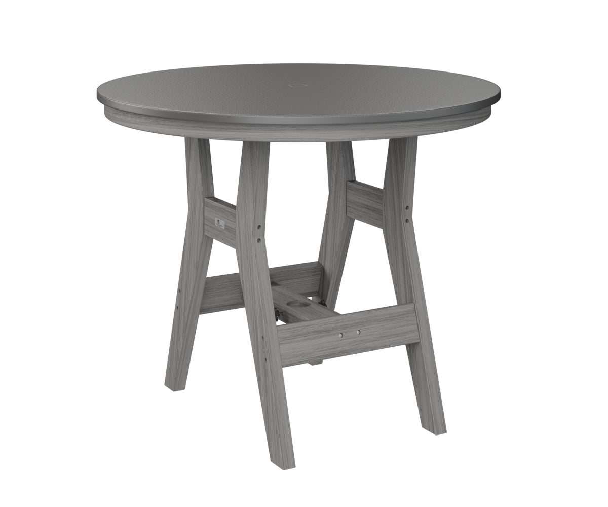 Harbor 38" Round Table - Hammered Top - Dining Height