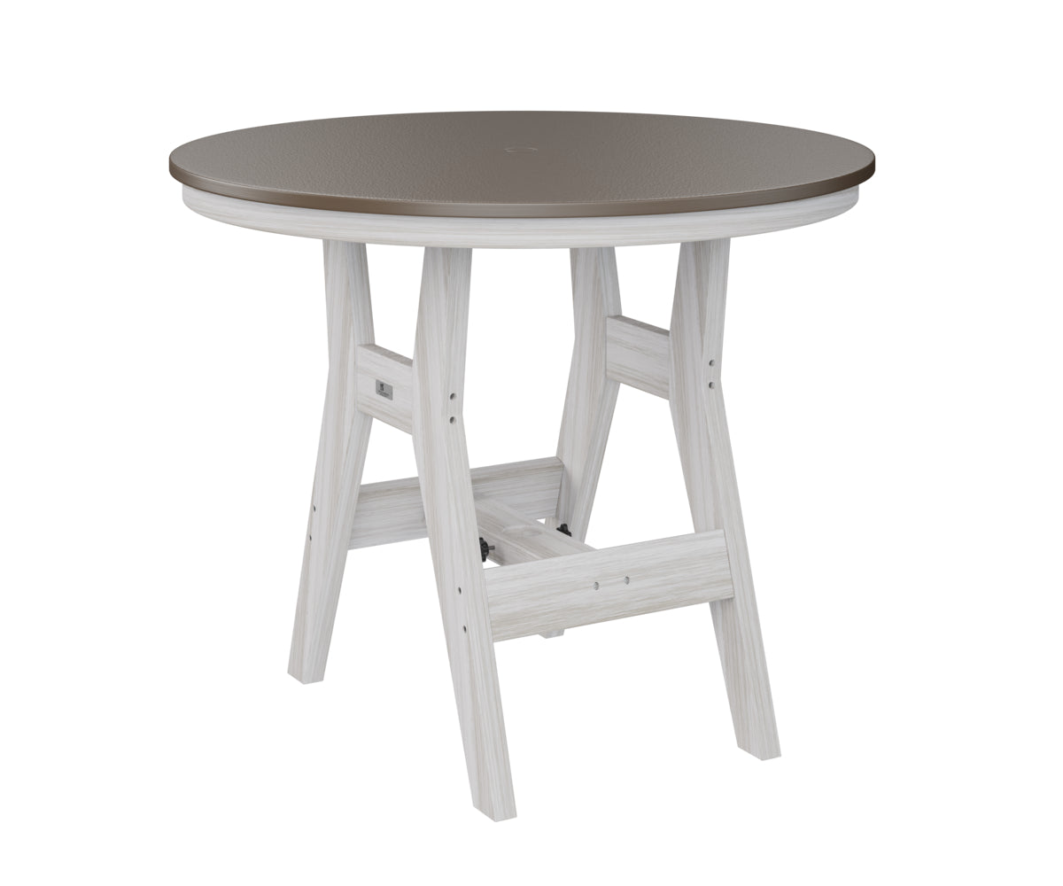 Harbor 38" Round Table - Hammered Top - Dining Height