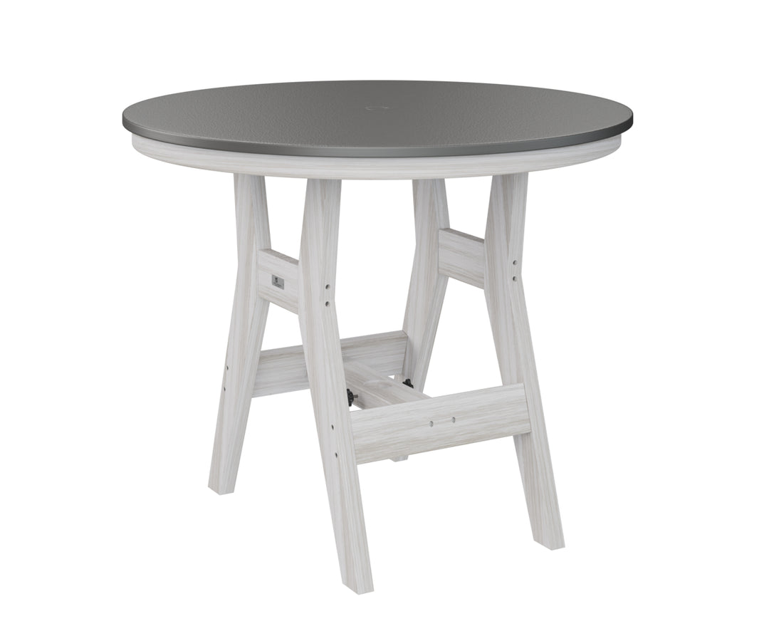 Harbor 38" Round Table - Hammered Top - Dining Height
