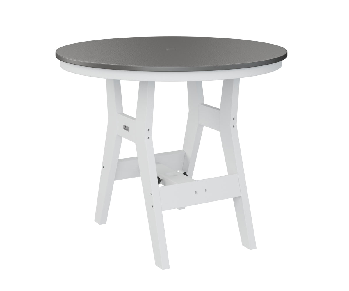 Harbor 38" Round Table - Hammered Top - Dining Height