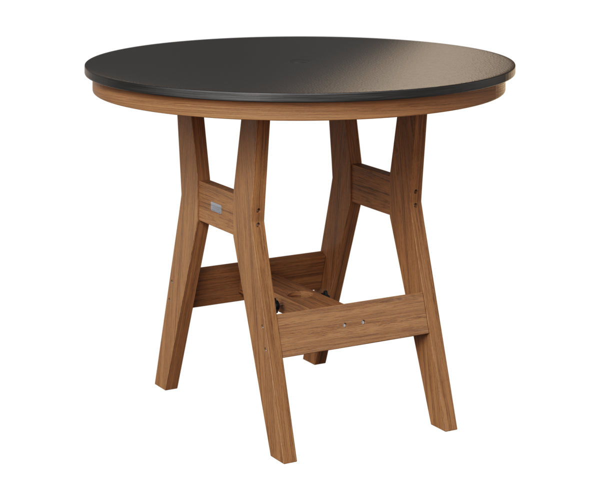 Harbor 38" Round Table - Hammered Top - Dining Height