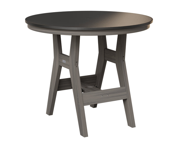 Harbor 38" Round Table - Hammered Top - Bar Height