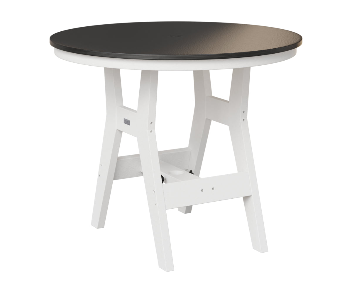 Harbor 38" Round Table - Hammered Top - Counter Height