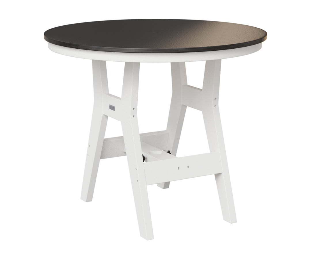 Harbor 38" Round Table - Hammered Top - Bar Height