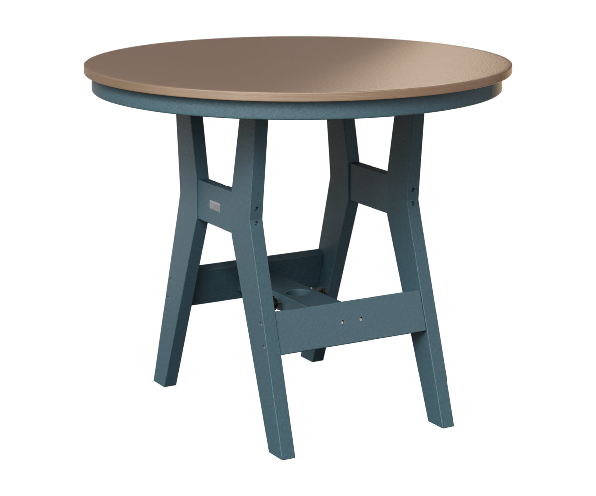 Harbor 38" Round Table - Hammered Top - Dining Height