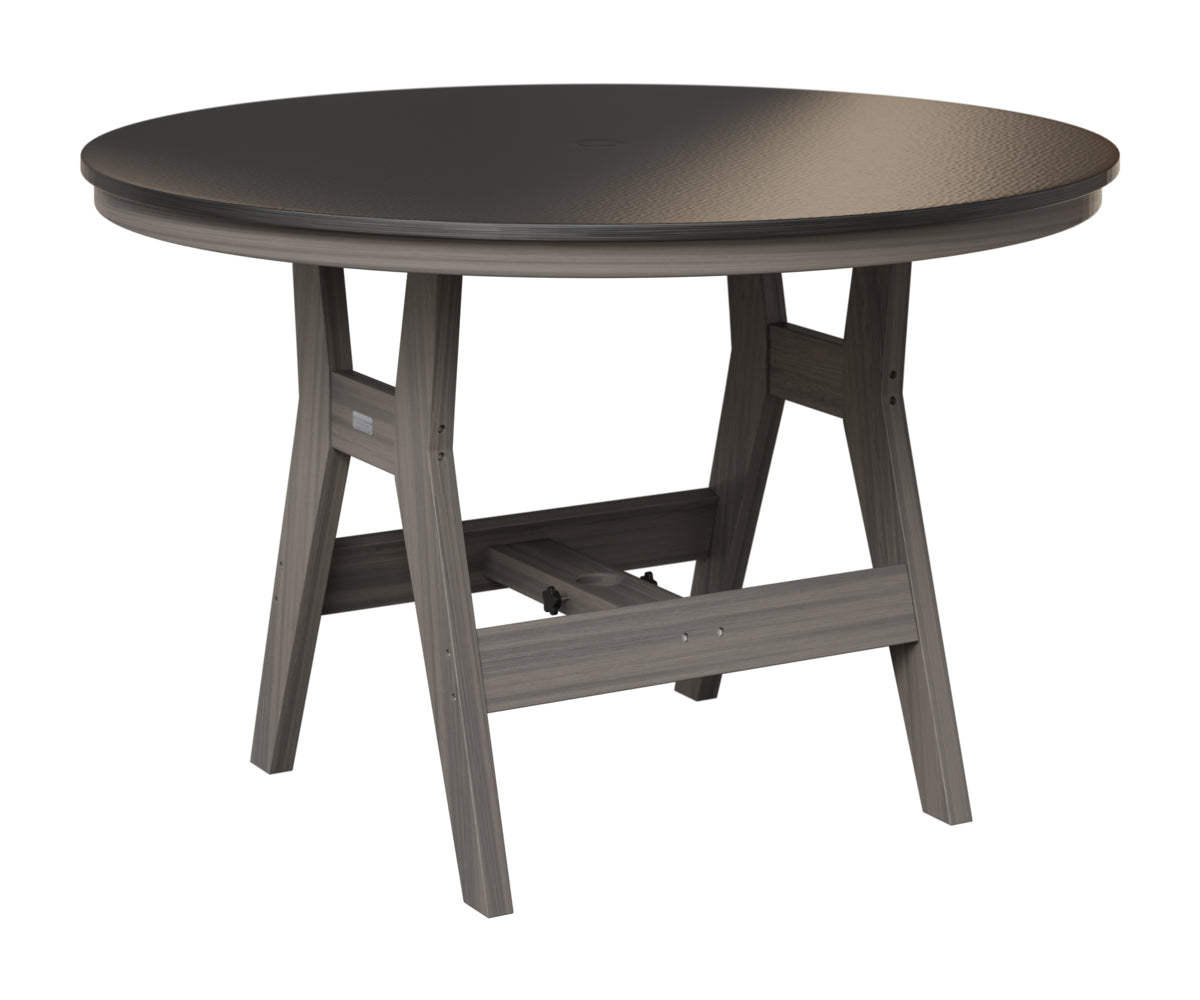 Harbor 48" Round Table - Hammered Top - Counter Height