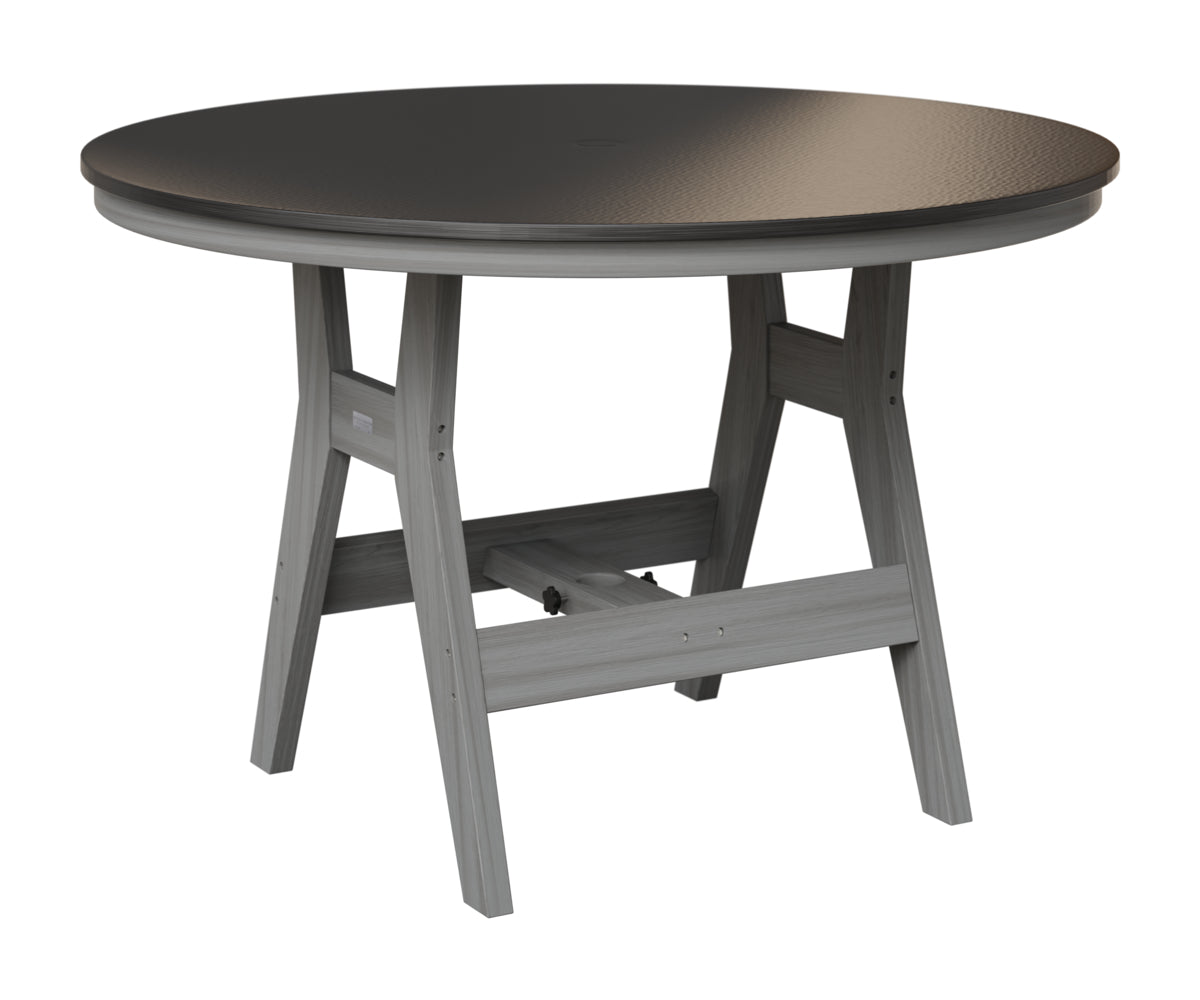 Harbor 48" Round Table - Hammered Top - Bar Height