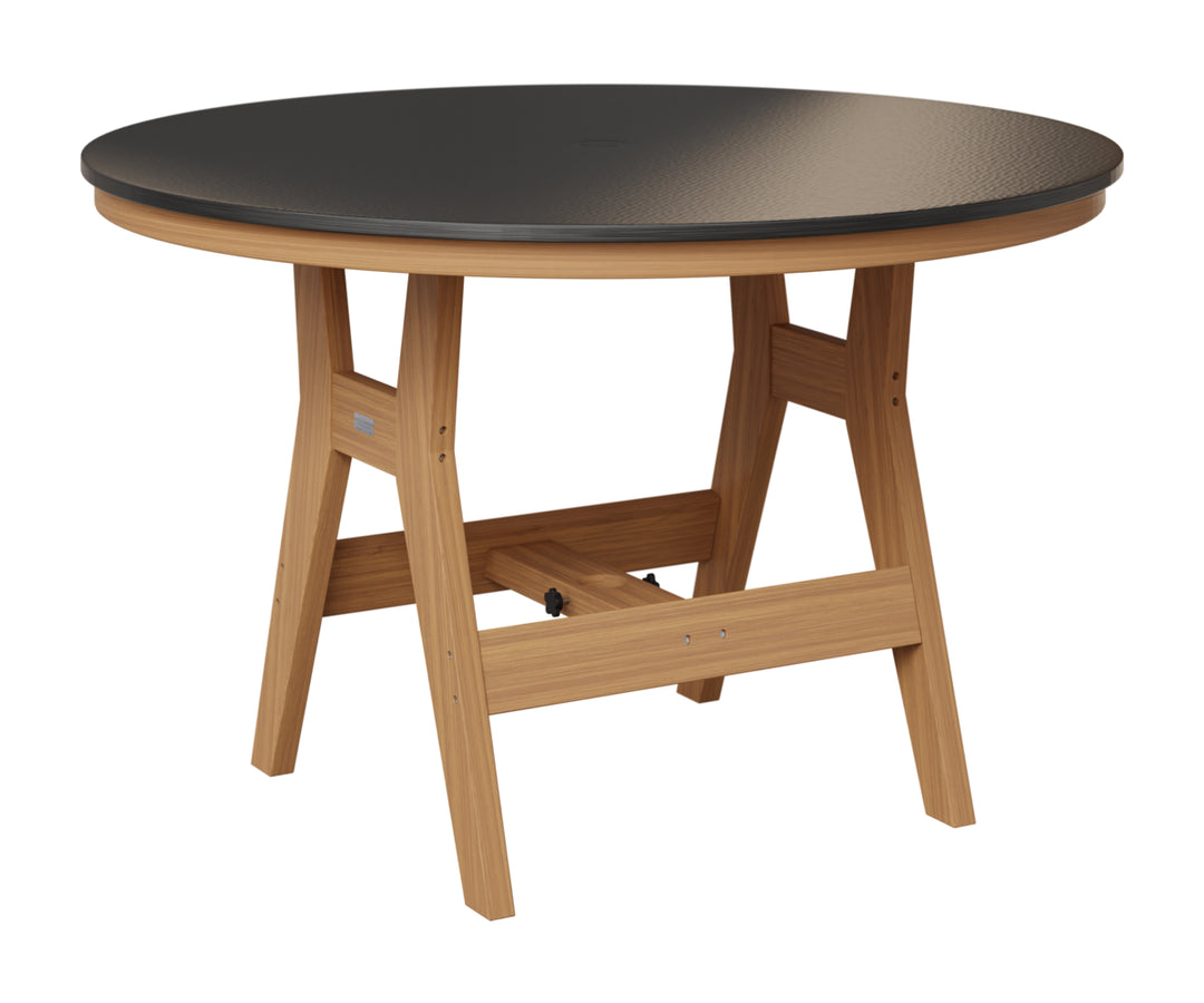 Harbor 48" Round Table - Hammered Top - Bar Height