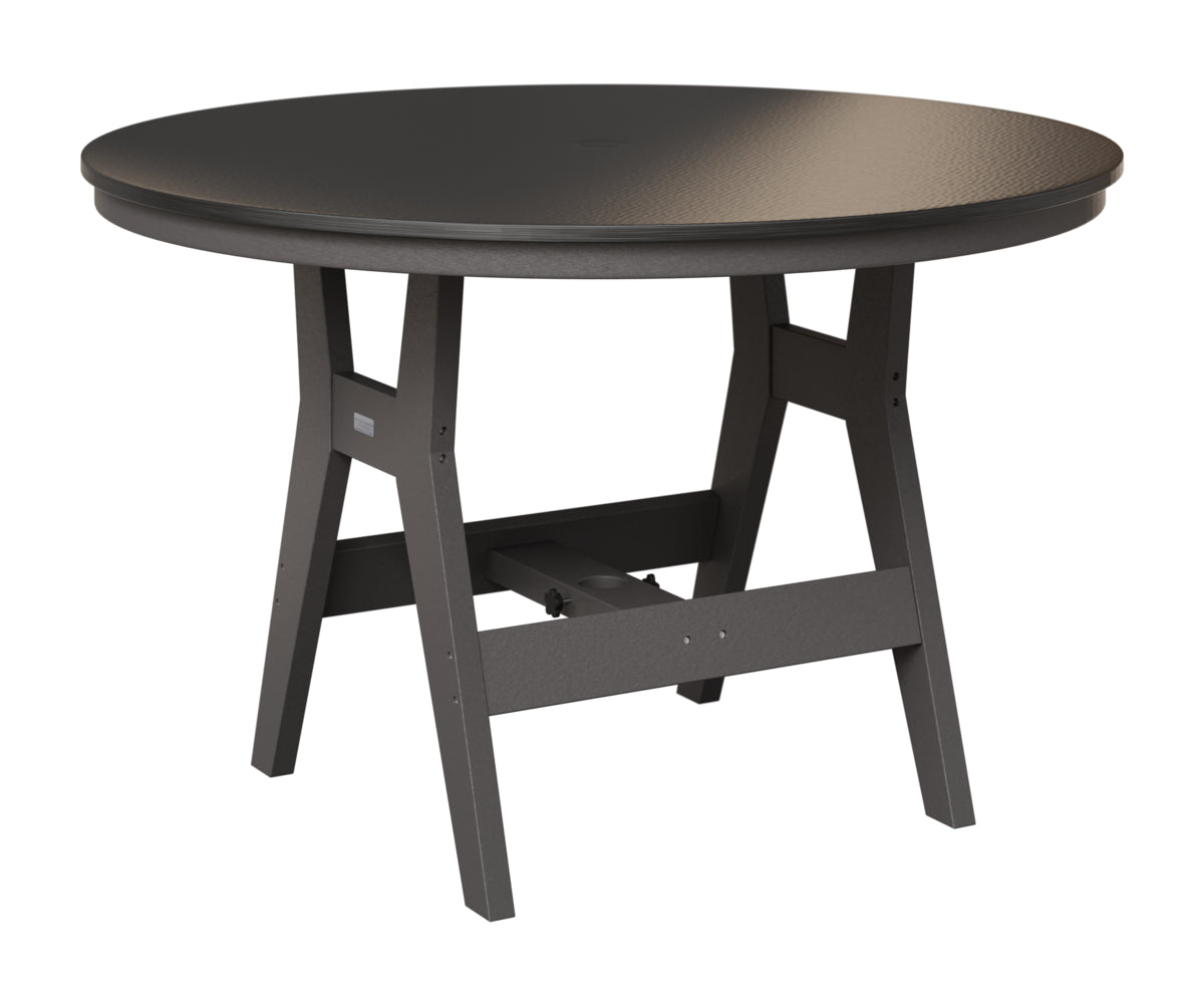 Harbor 48" Round Table - Hammered Top - Bar Height