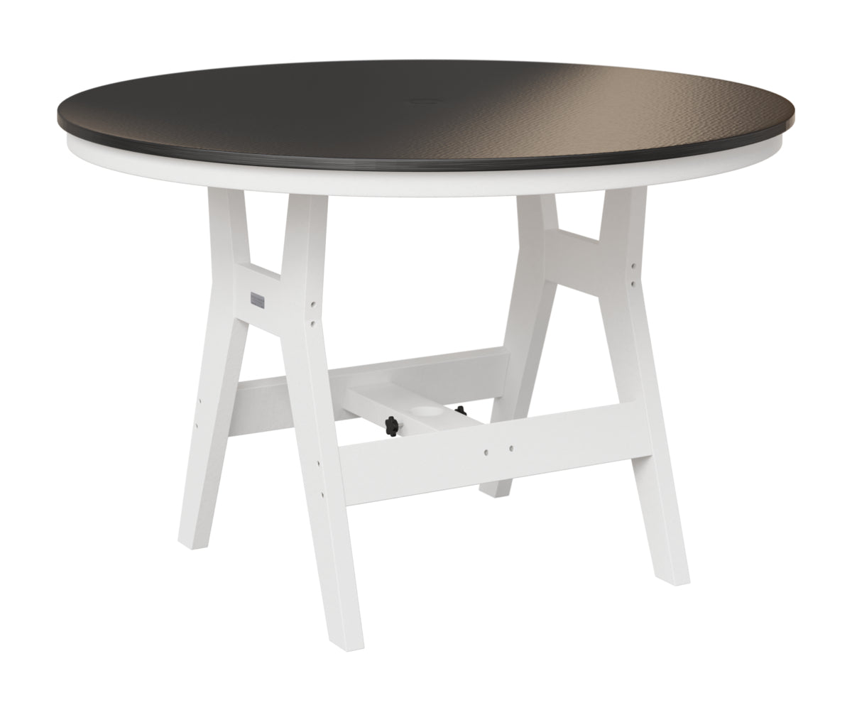 Harbor 48" Round Table - Hammered Top - Bar Height