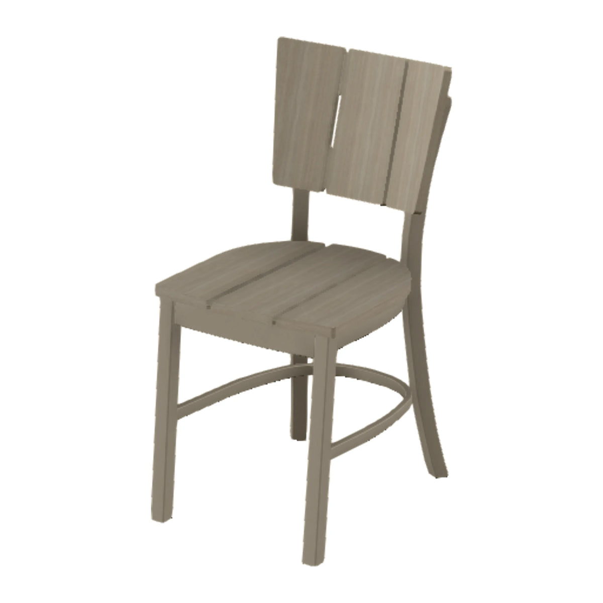 Avant Stacking Armless Bistro Chair — Storm PC