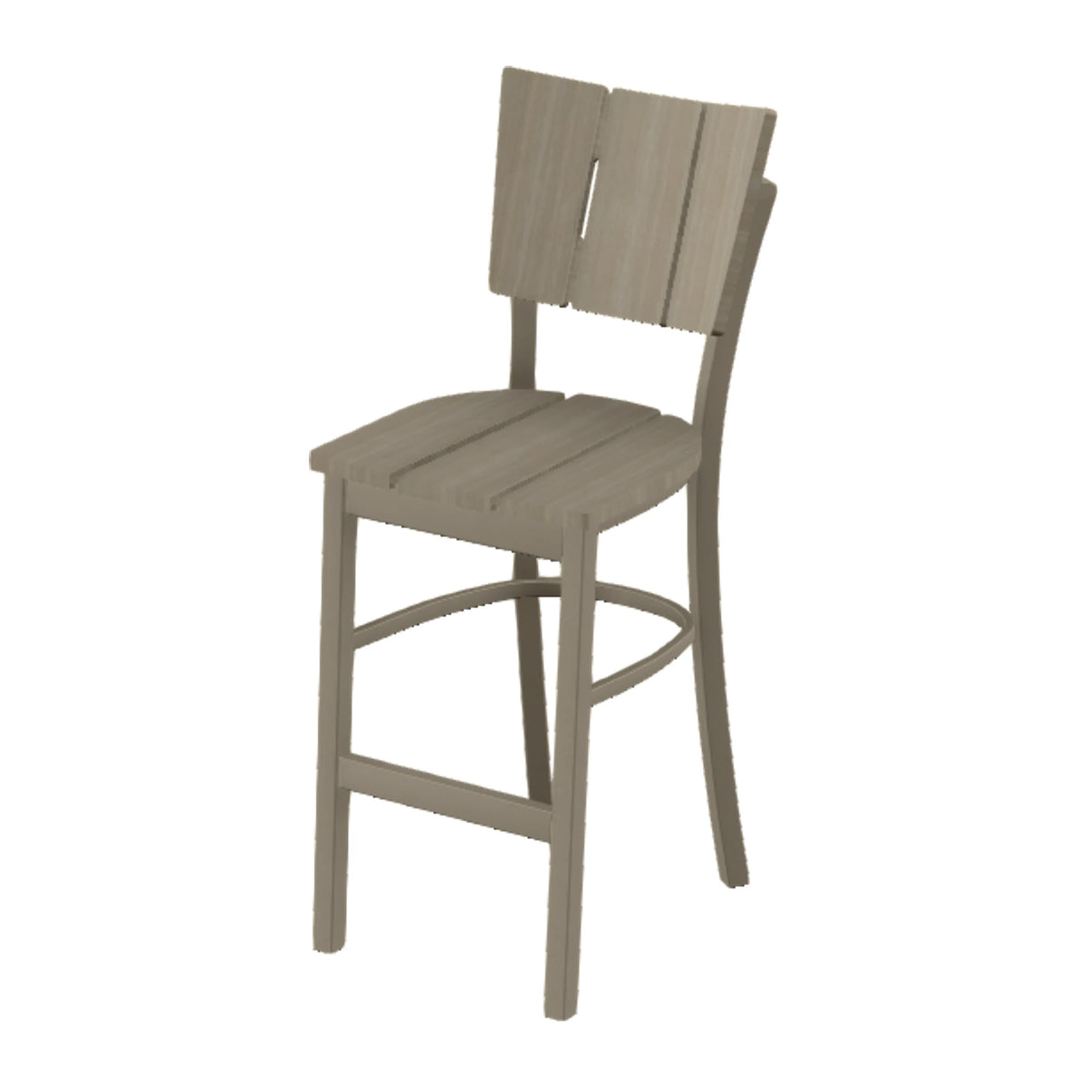 Avant Stacking Armless Balcony Chair — Storm PC