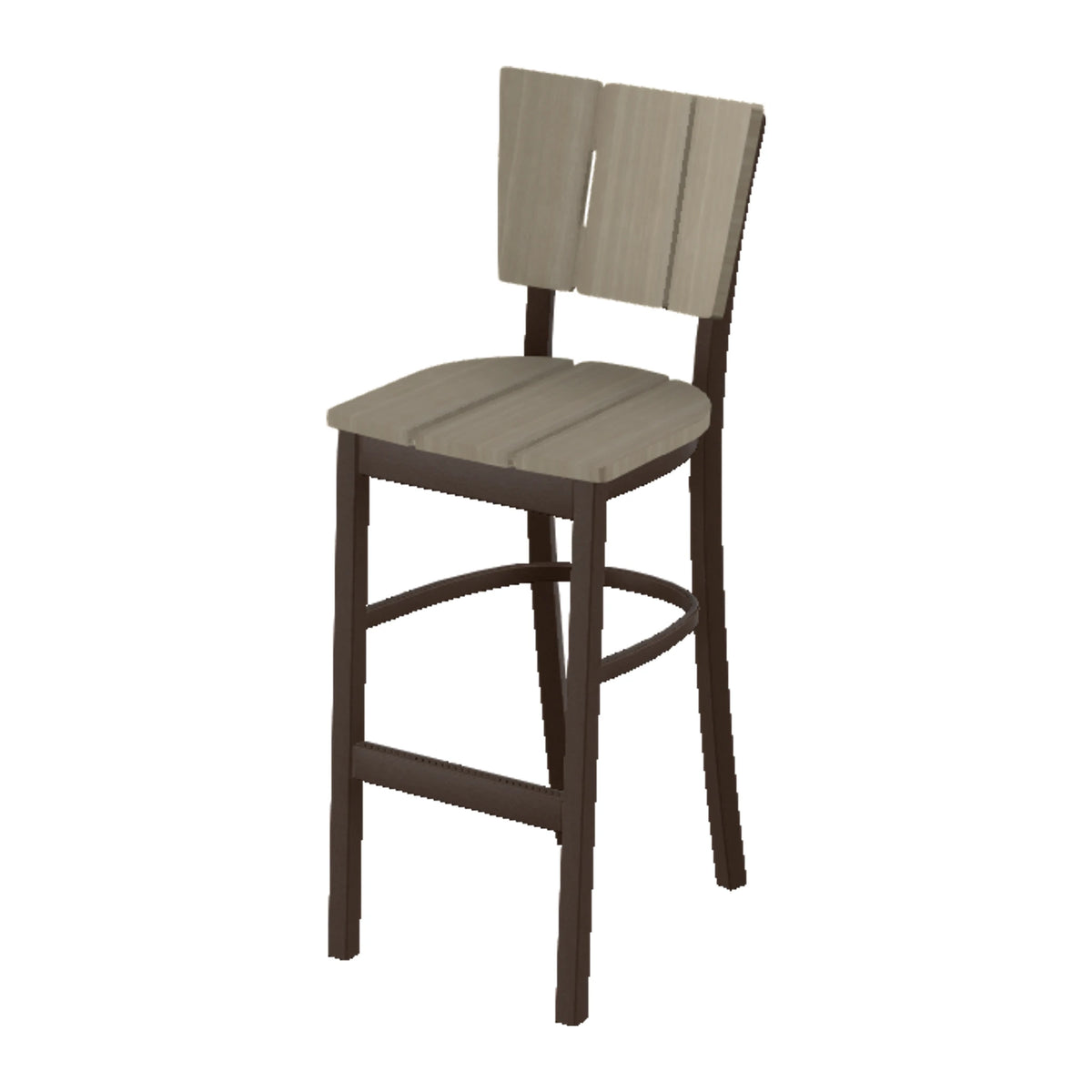 Avant Stacking Armless Bar Chair — Kona PC