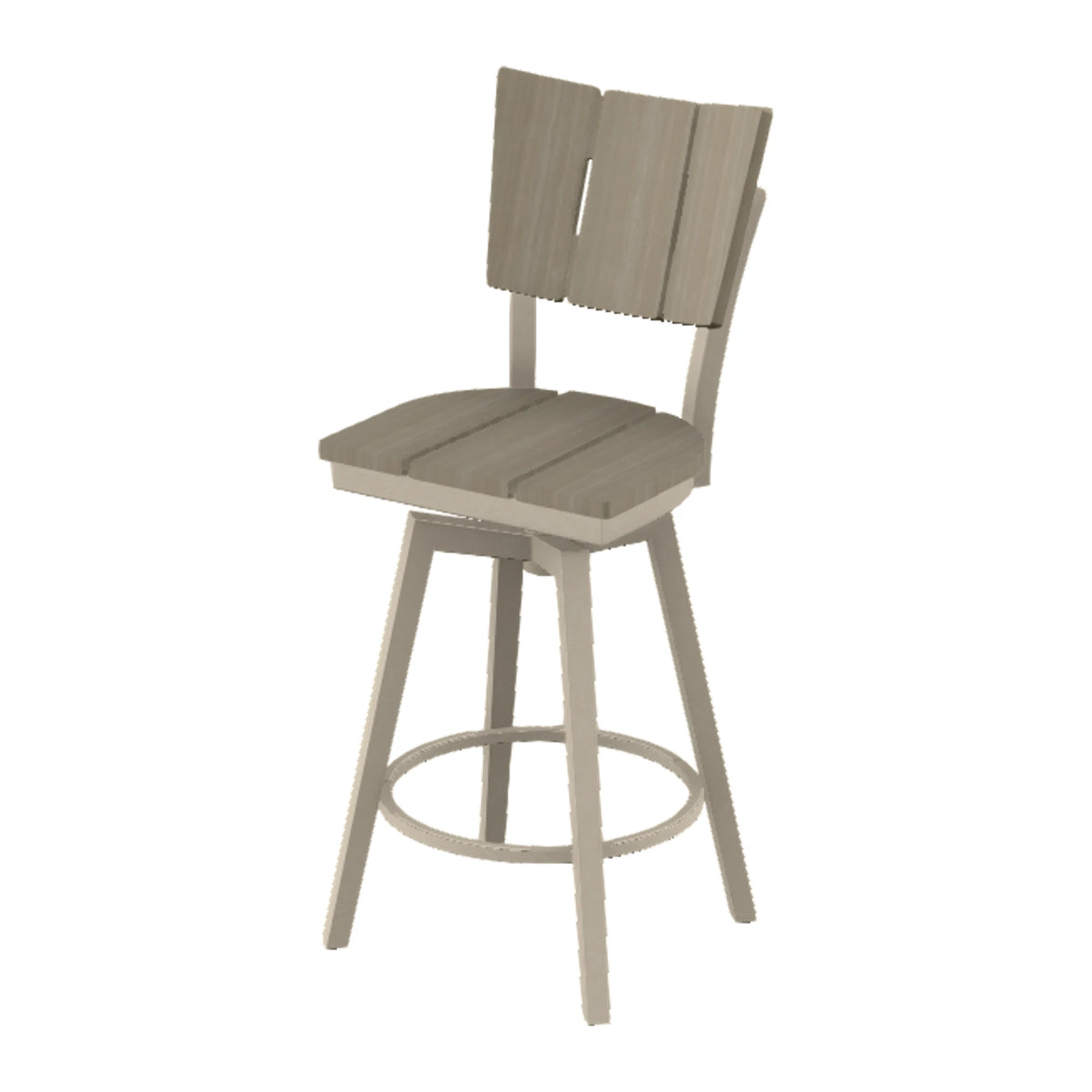Avant Armless Bar Swivel Chair — Desert Sand PC