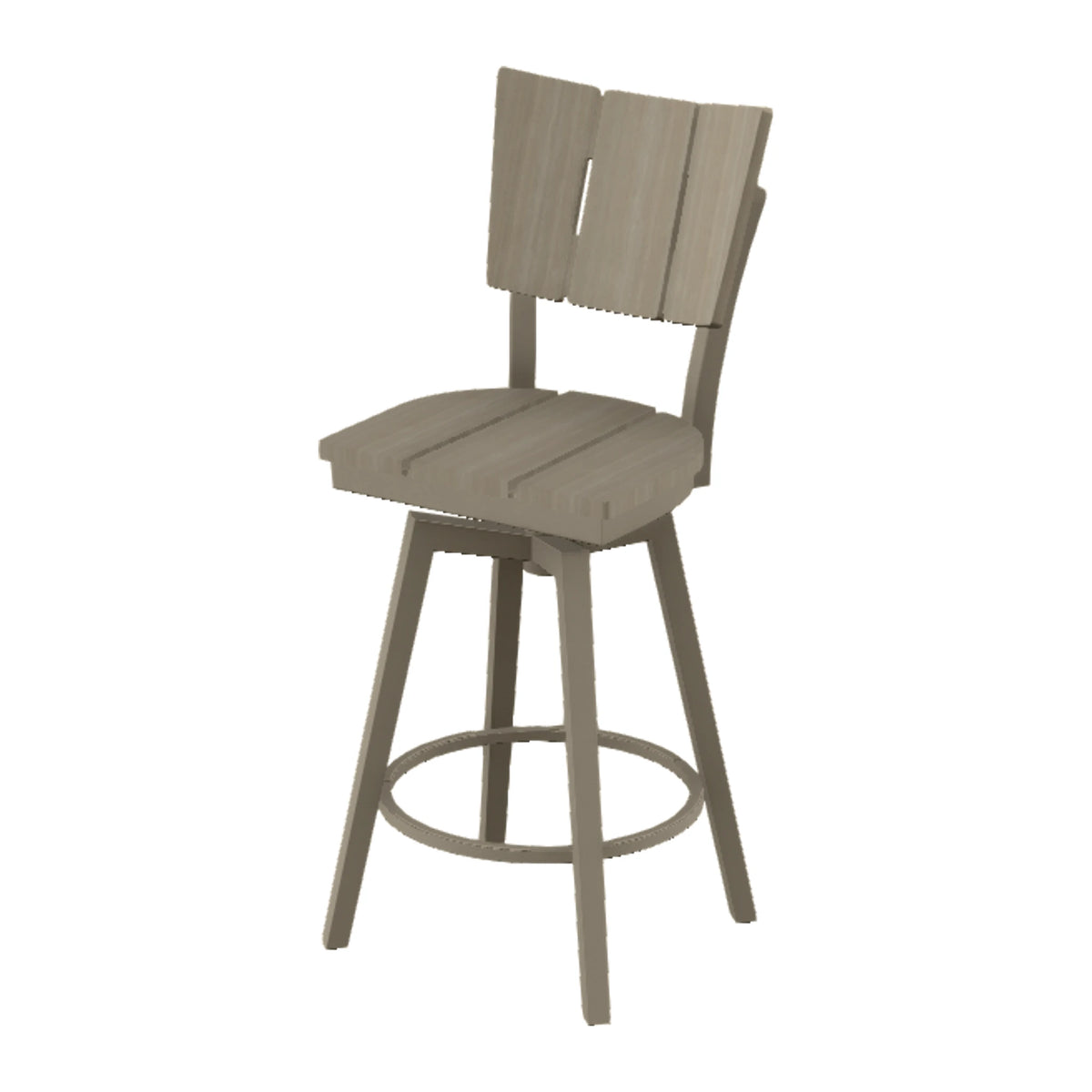 Avant Armless Bar Swivel Chair — Storm PC