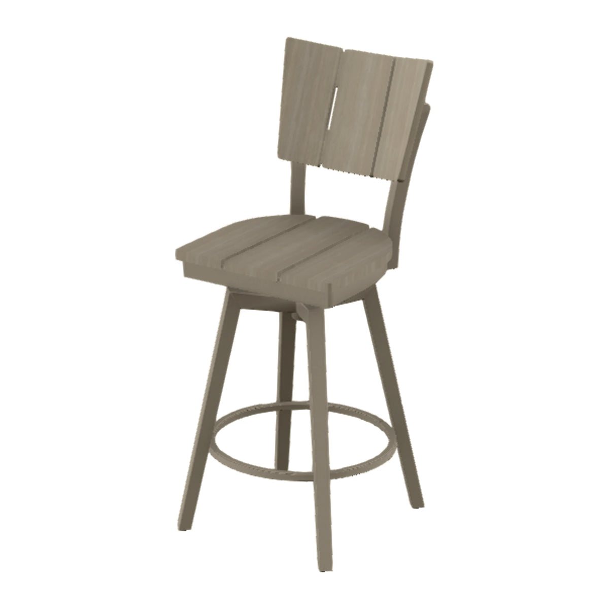 Avant Armless Balcony Swivel Chair — Storm PC