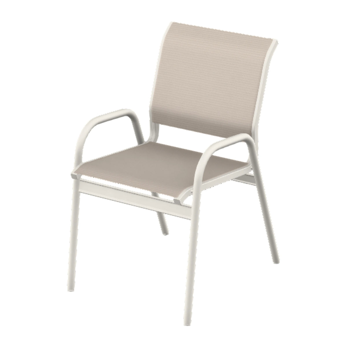 Gardenella Sling Bistro Chair — Snow PC