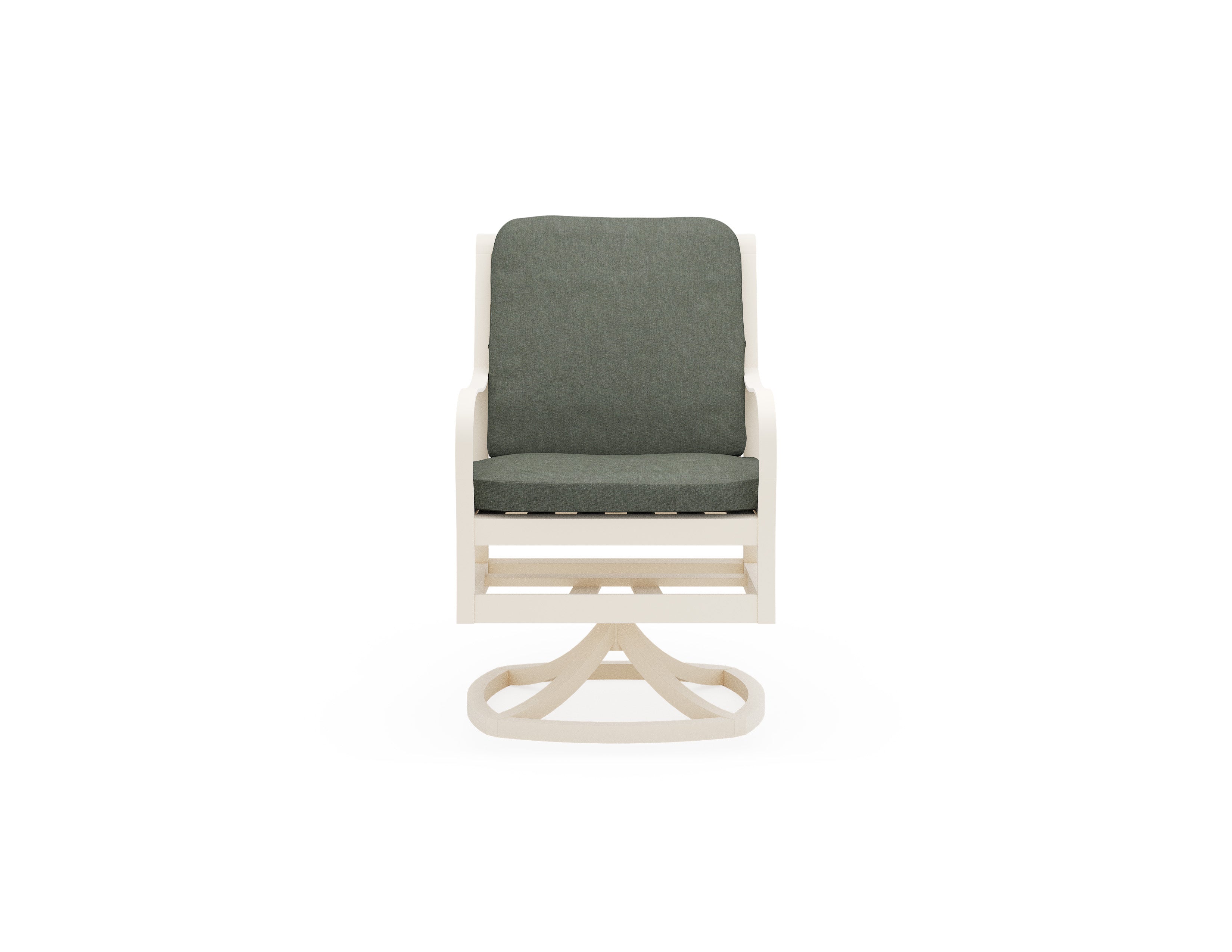 Scala Dining Swivel Arm Chair - With Seat And Back Cushion