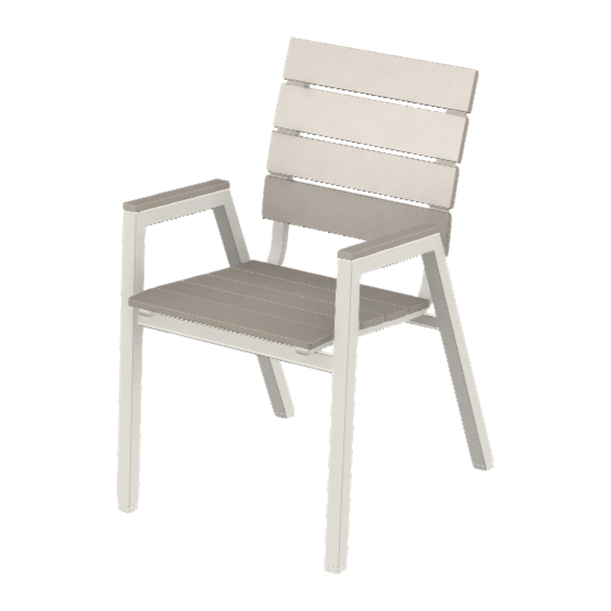 Bazza Bistro Chair — Snow PC